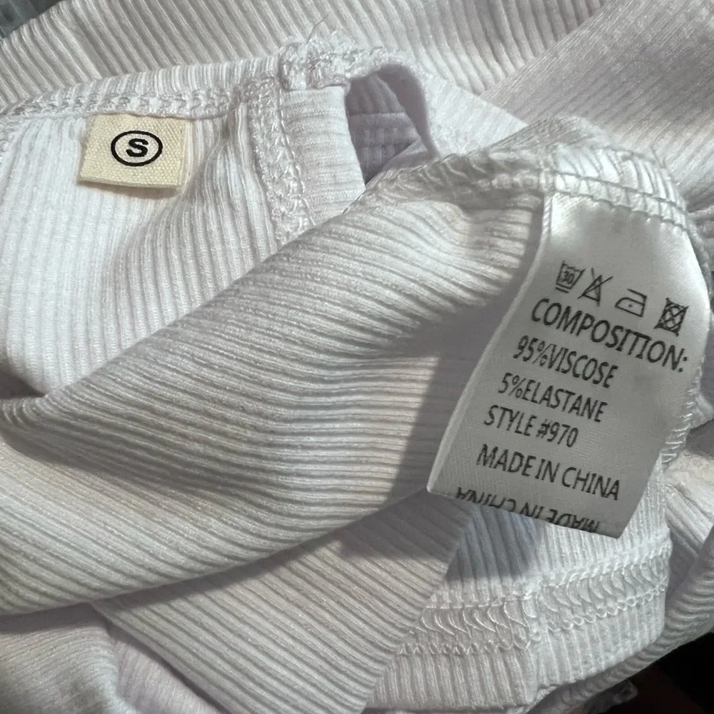 Women's White Sleeveless Top - Picture 3 of 3